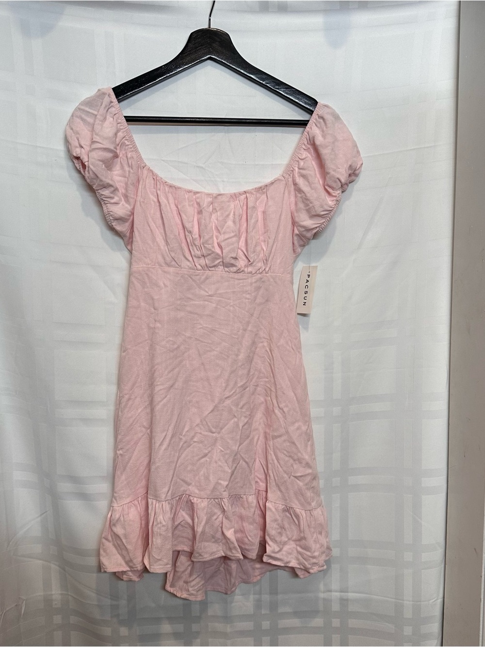 NWT PacSun Beverly & Beck
Camille Tie Back Milkmaid Mini
Dress - Light Pink